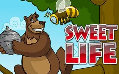 Превью слота Sweet Life с конфетными символами и карамельным фоном